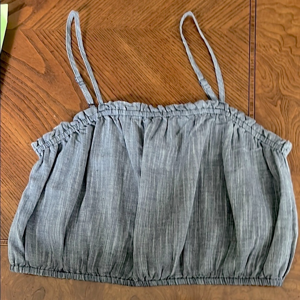 Aerie Gray Crop Camisole size medium